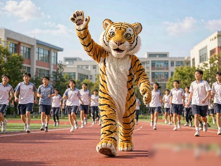 Animal school mascot costume, e.g. eagle, tiger, or bear
